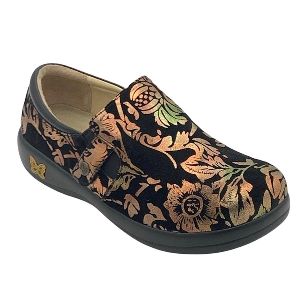 NWOT Alegria Leather Slip-On Shoes With Double Gore Kara Regal Copper